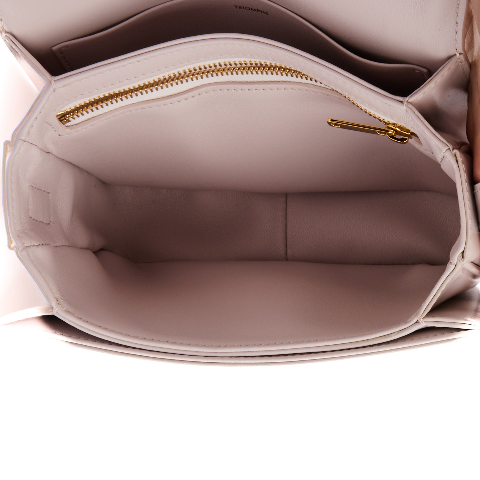 CELINE - Sac bandoulière Triomphe classique Teen cuir Rose PM - Handbag