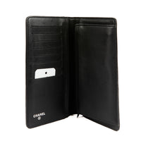 CHANEL - Portefeuille Boy cuir noir - Wallet