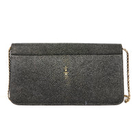BVLGARI - Sac bandoulière Serpenti Forever cuir galuchat gris - Handbag