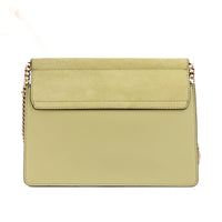 CHLOE - Sac bandoulière Faye Small cuir daim vert - Hand Bag