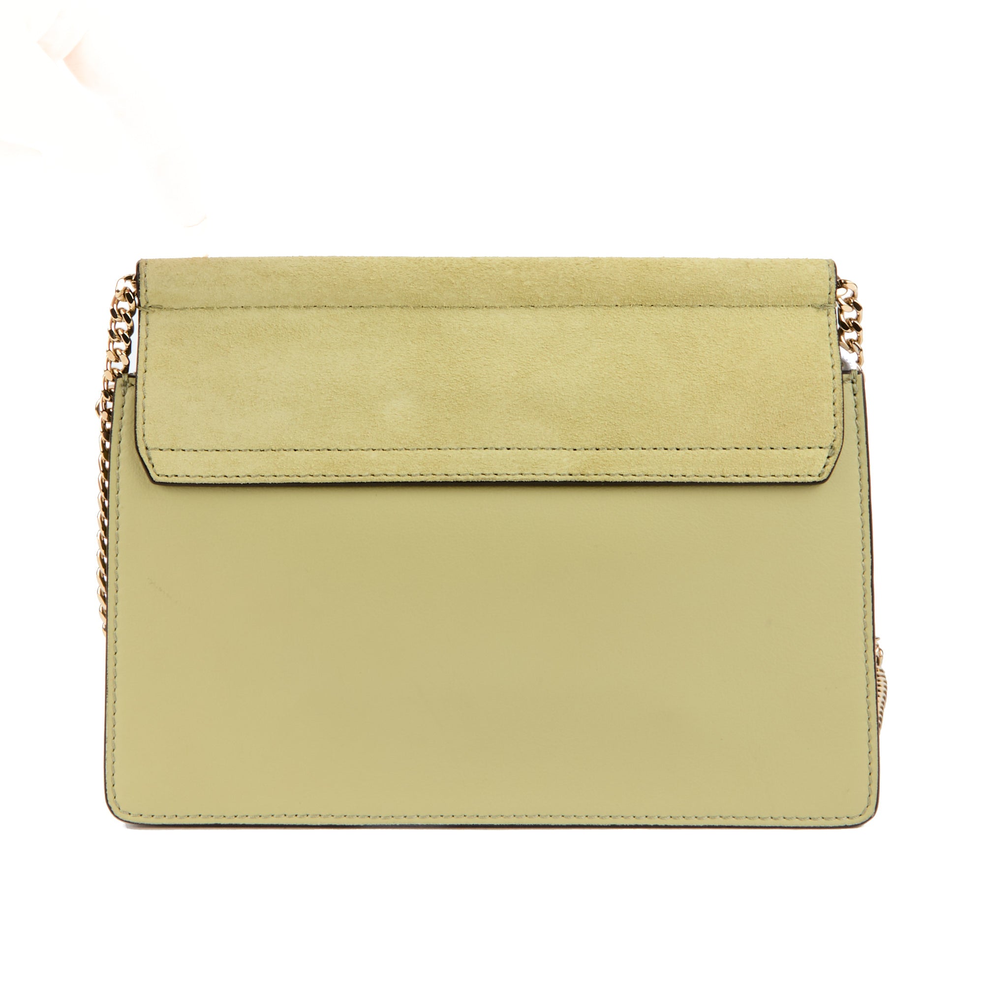 CHLOE - Sac bandoulière Faye Small cuir daim vert - Hand Bag