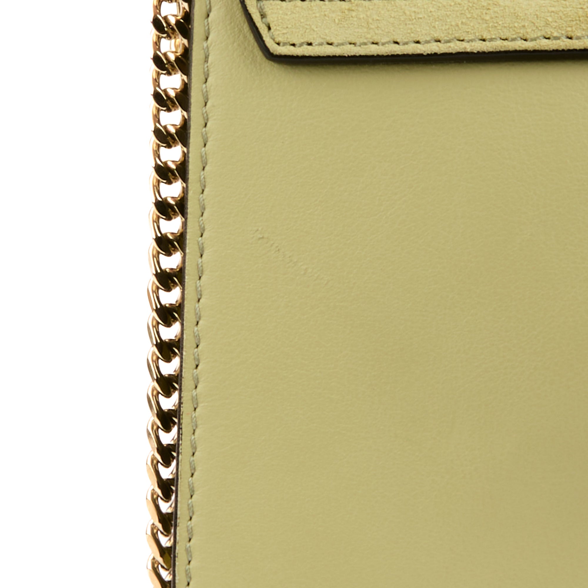 CHLOE - Sac bandoulière Faye Small cuir daim vert - Hand Bag
