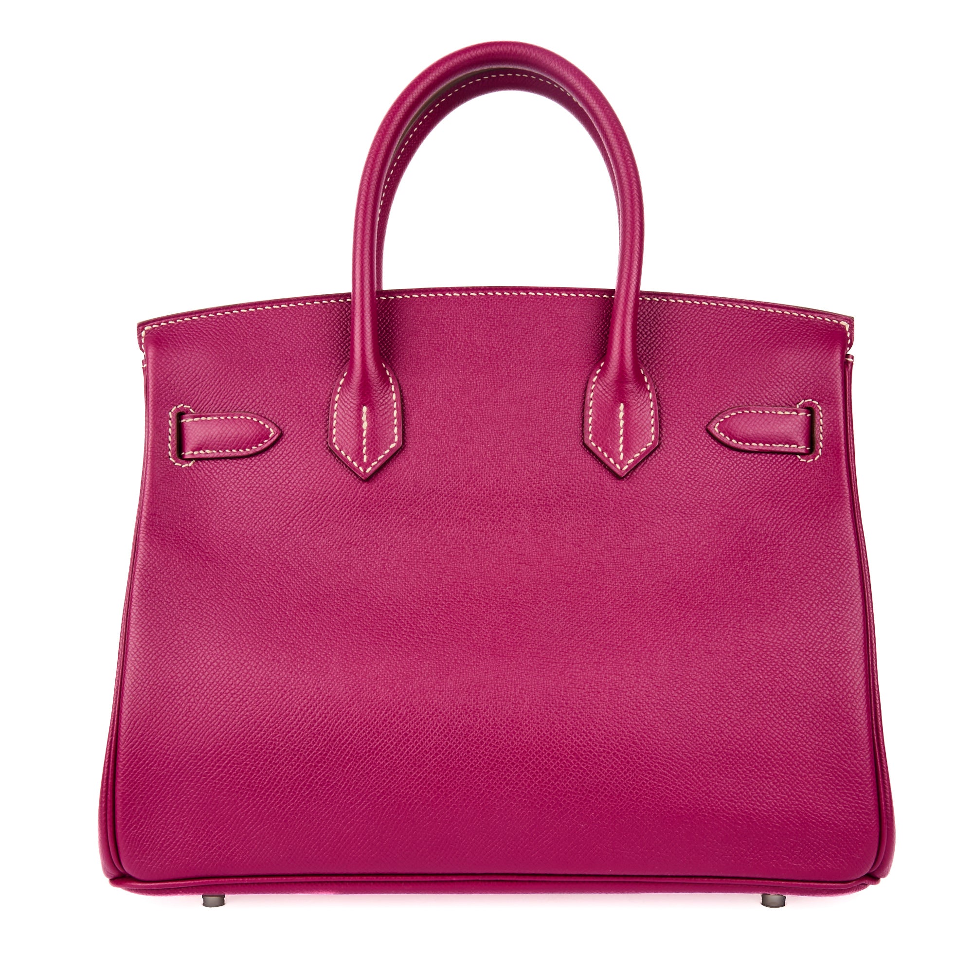 HERMES - Sac à main Birkin 30 cuir Epsom rose Candy Tosca - Handbag