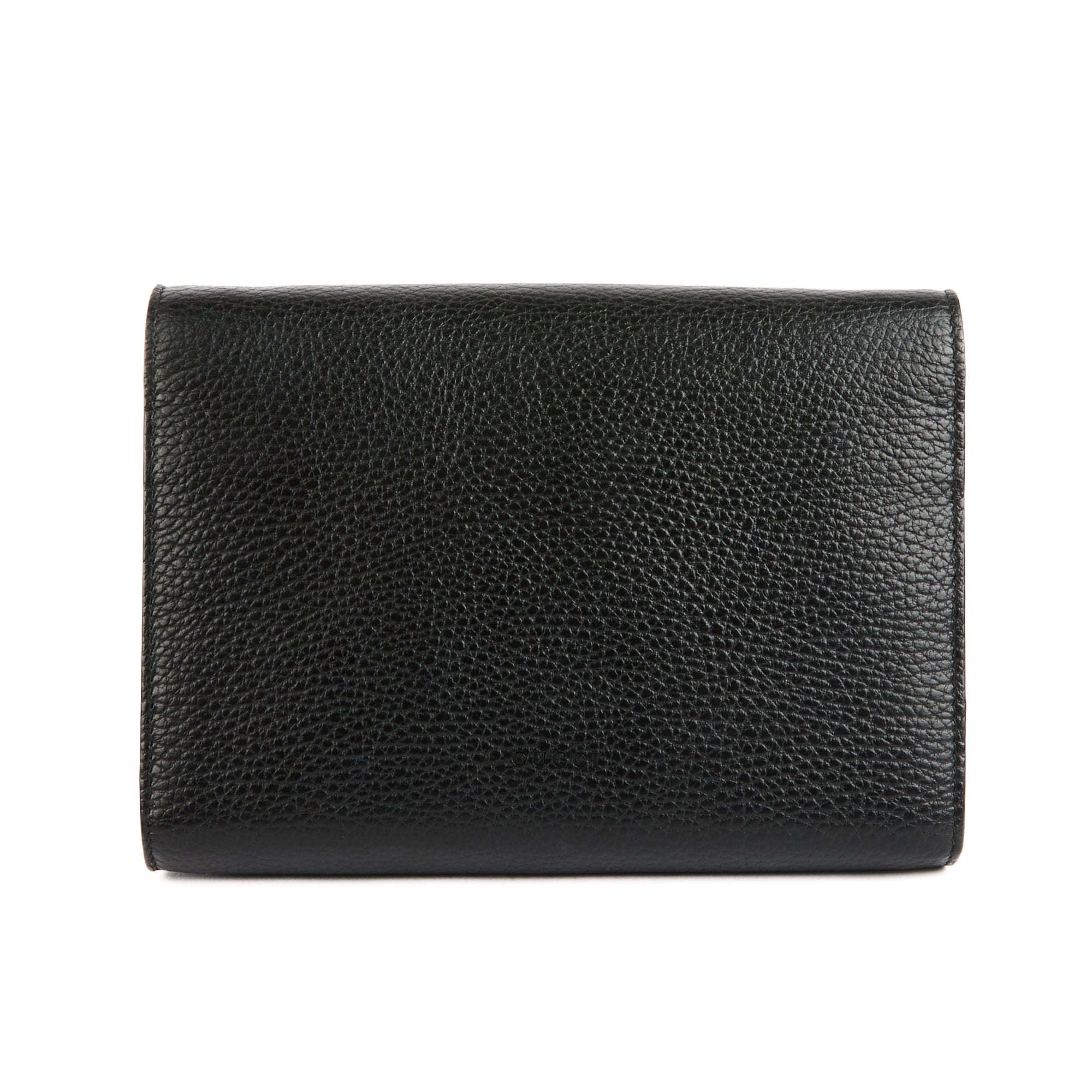 GUCCI - Dionysus Wallet on Chain Shoulder Bag in Black Leather - Handbag