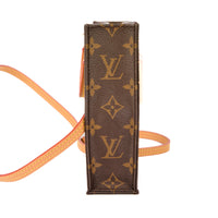 LOUIS VUITTON - Sac bandoulière Petit Plat Toile Monogram marron - Hand bag