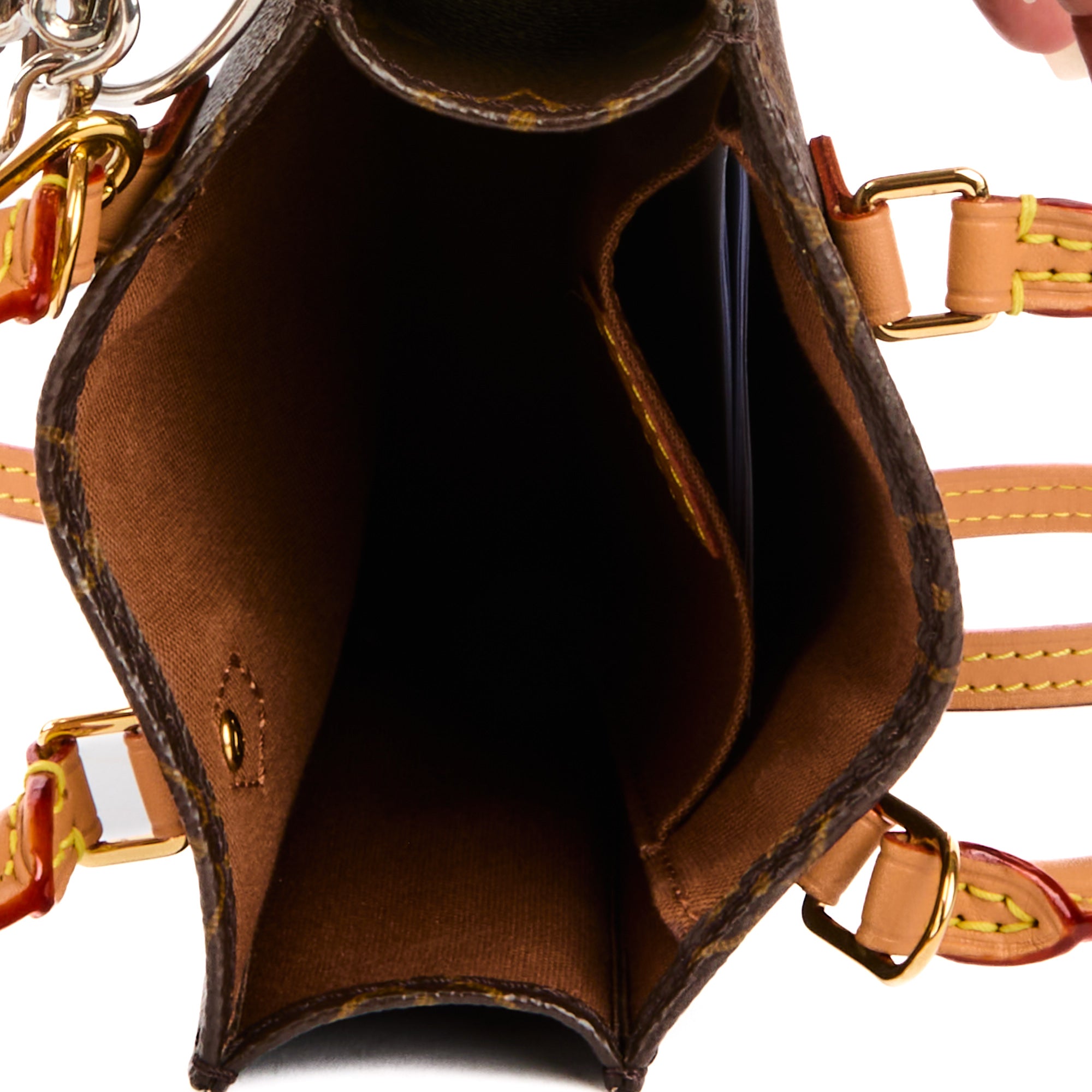 LOUIS VUITTON - Sac bandoulière Mini Plat toile Monogram - Handbag