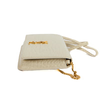SAINT LAURENT - Sac à main Pochette Téléphone Cassandre cuir embossé croco - Hand bag