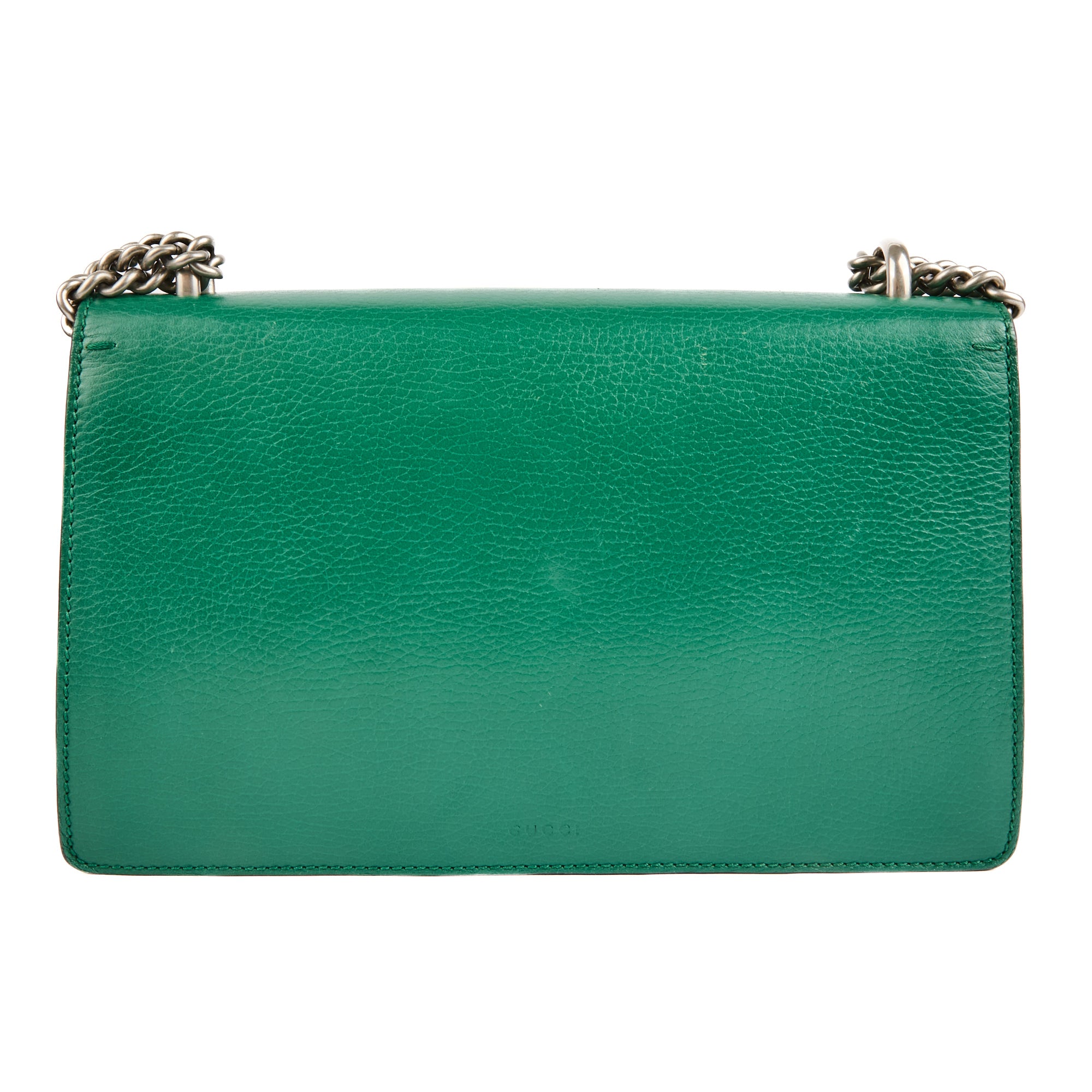 GUCCI - Sac bandoulière Dionysus Small cuir vert - Handbag