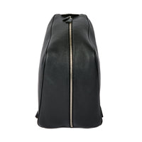 PRADA - Black leather triangle backpack - Handbag