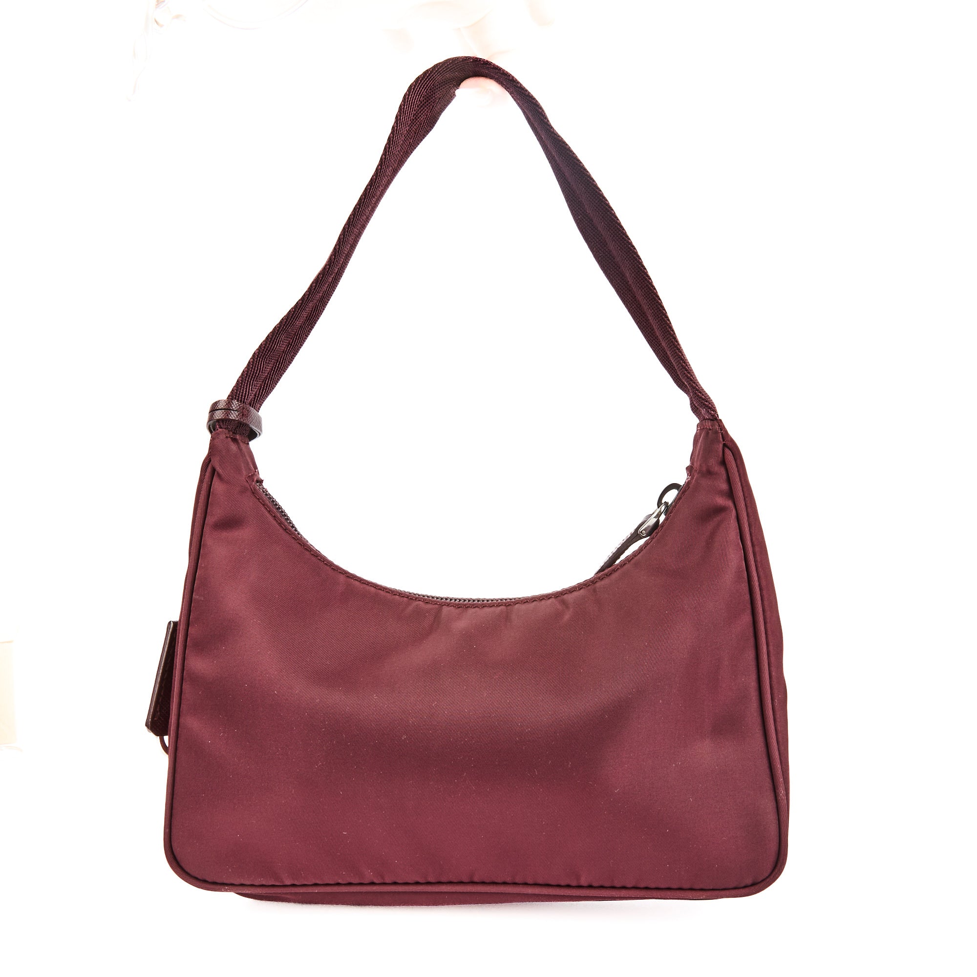 PRADA - Sac à main Re-édition 2000 nylon bordeaux - Hand bag