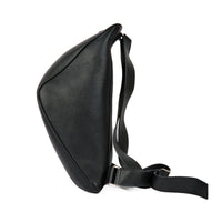 PRADA - Black leather triangle backpack - Handbag