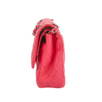 CHANEL - Sac bandoulière Timeless Medium 11.12 cuir caviar rose - Handbag