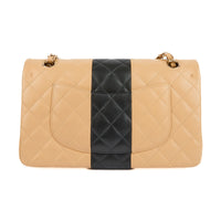 CHANEL - Classic Timeless 11.12 Bi-color beige black shoulder bag - Handbag