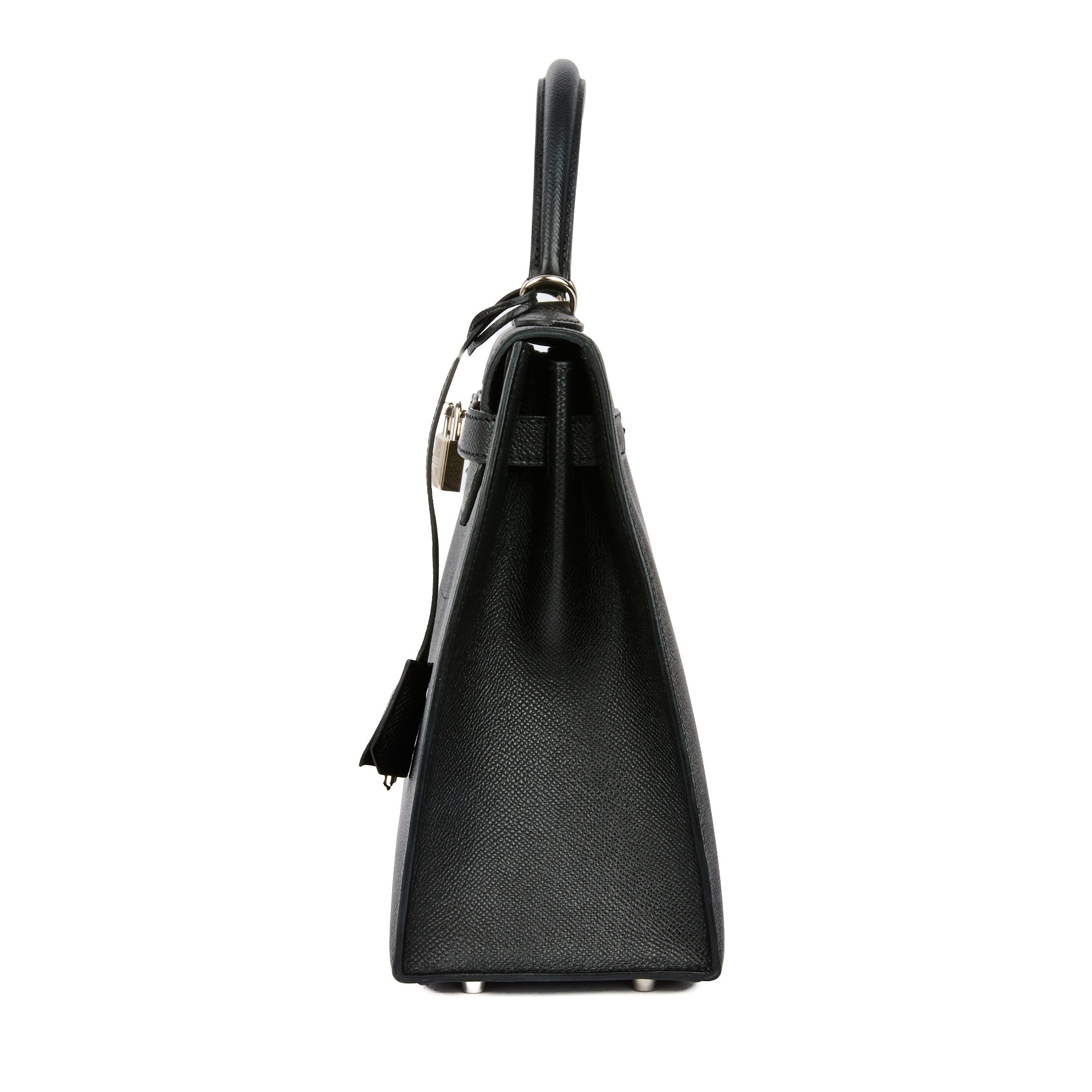 HERMES - Sac à main Kelly 32 cuir Epsom noir - Handbag