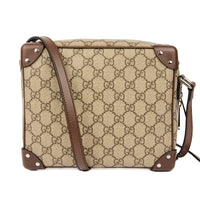 GUCCI - Sac bandoulière Malle Supreme en toile GG - Handbag