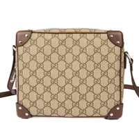 GUCCI - Sac bandoulière Malle Supreme en toile GG - Handbag