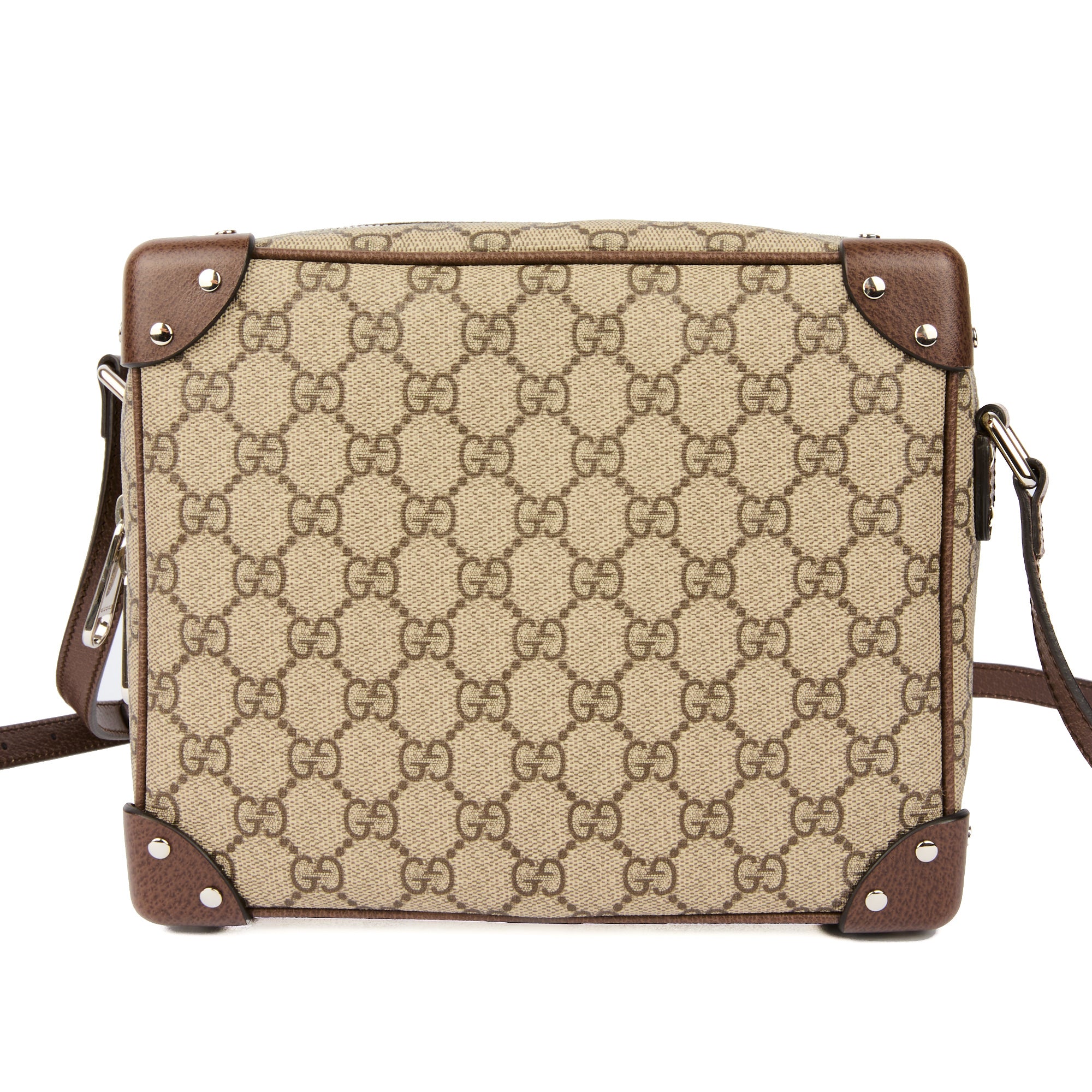 GUCCI - Sac bandoulière Malle Supreme en toile GG - Handbag