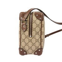 GUCCI - Sac bandoulière Malle Supreme en toile GG - Handbag