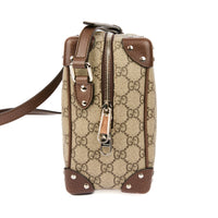 GUCCI - Sac bandoulière Malle Supreme en toile GG - Handbag