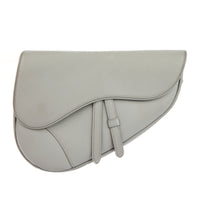 DIOR - Sac bandoulière Saddle Men cuir gris - Handbag