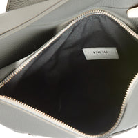 DIOR - Sac bandoulière Saddle Men cuir gris - Handbag