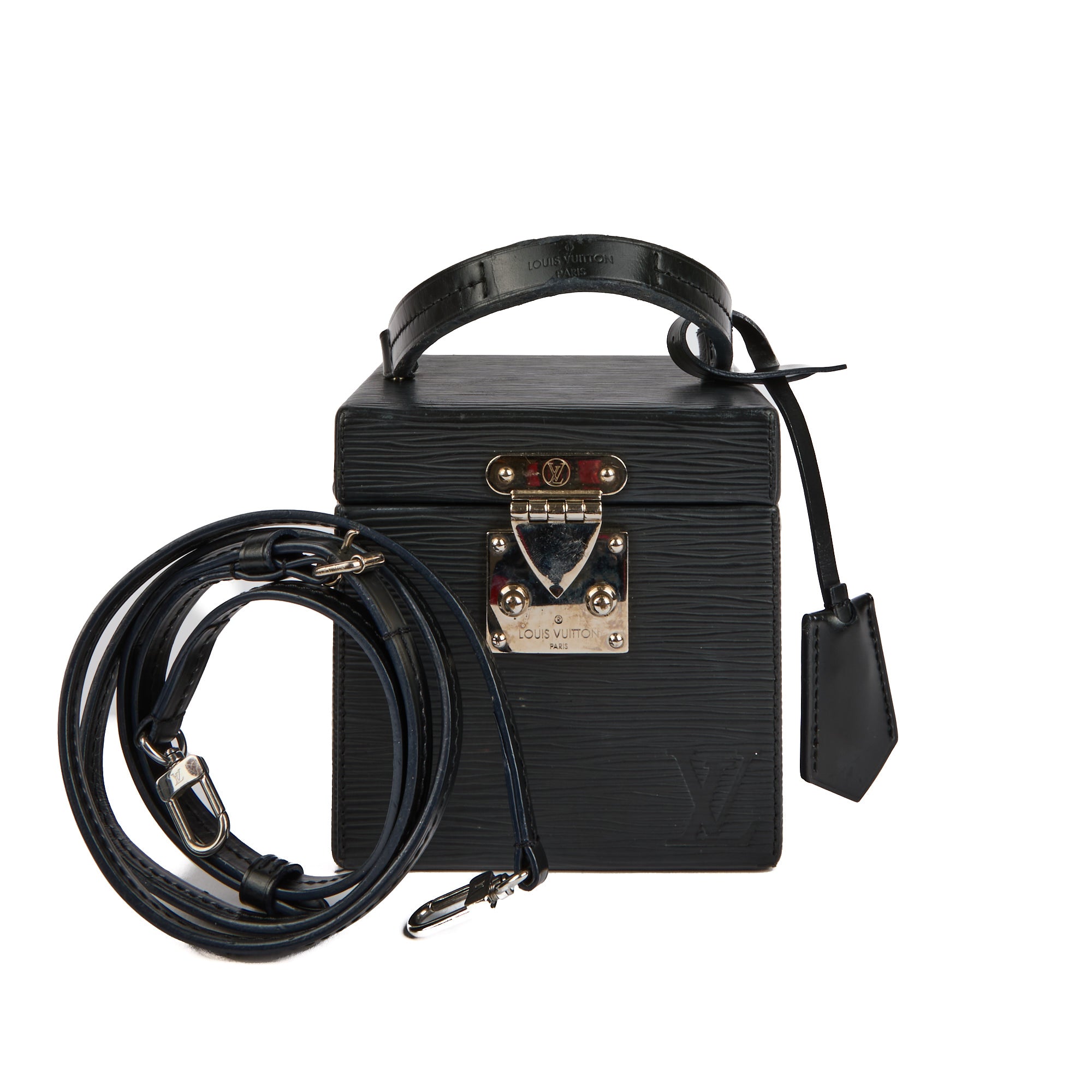 LOUIS VUITTON - Sac bandoulière Bleecker Box cuir épi noir - HandBag