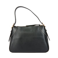 GUCCI - Sac à main Emblem GG cuir noir - Handbag