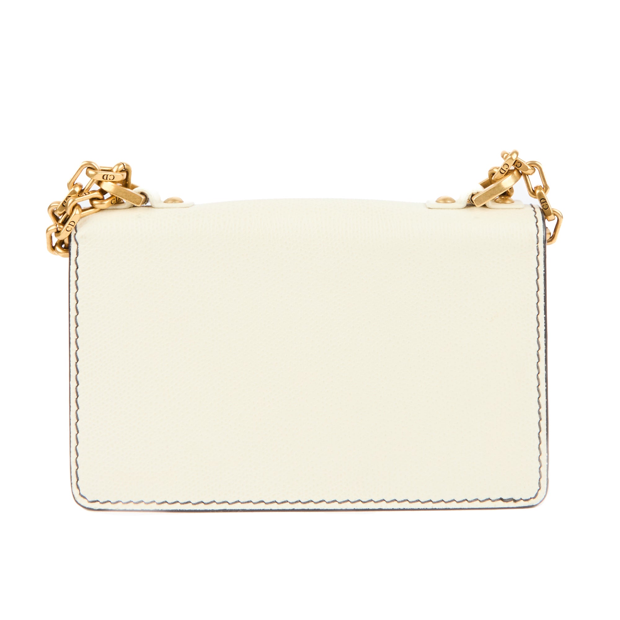 DIOR - Sac bandoulière Mini J'adior cuir blanc - Handbag