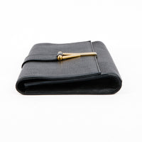 SAINT LAURENT - Pochette à main Chyc cuir noir - Hand pouch