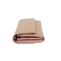 DIOR - Portefeuille Wallet on Chain cuir Cannage cuir verni rose - Hand Bag