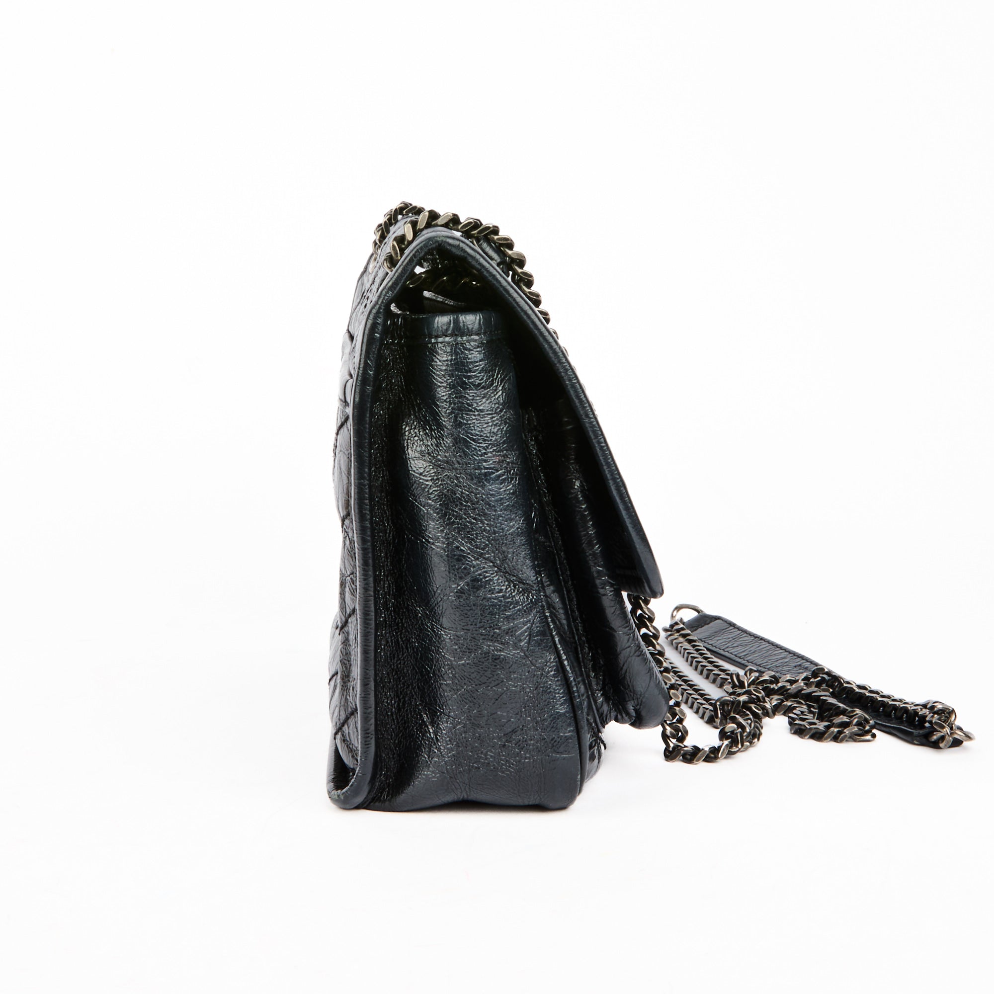 SAINT LAURENT - Baby Niki shoulder bag in black leather - Handbag