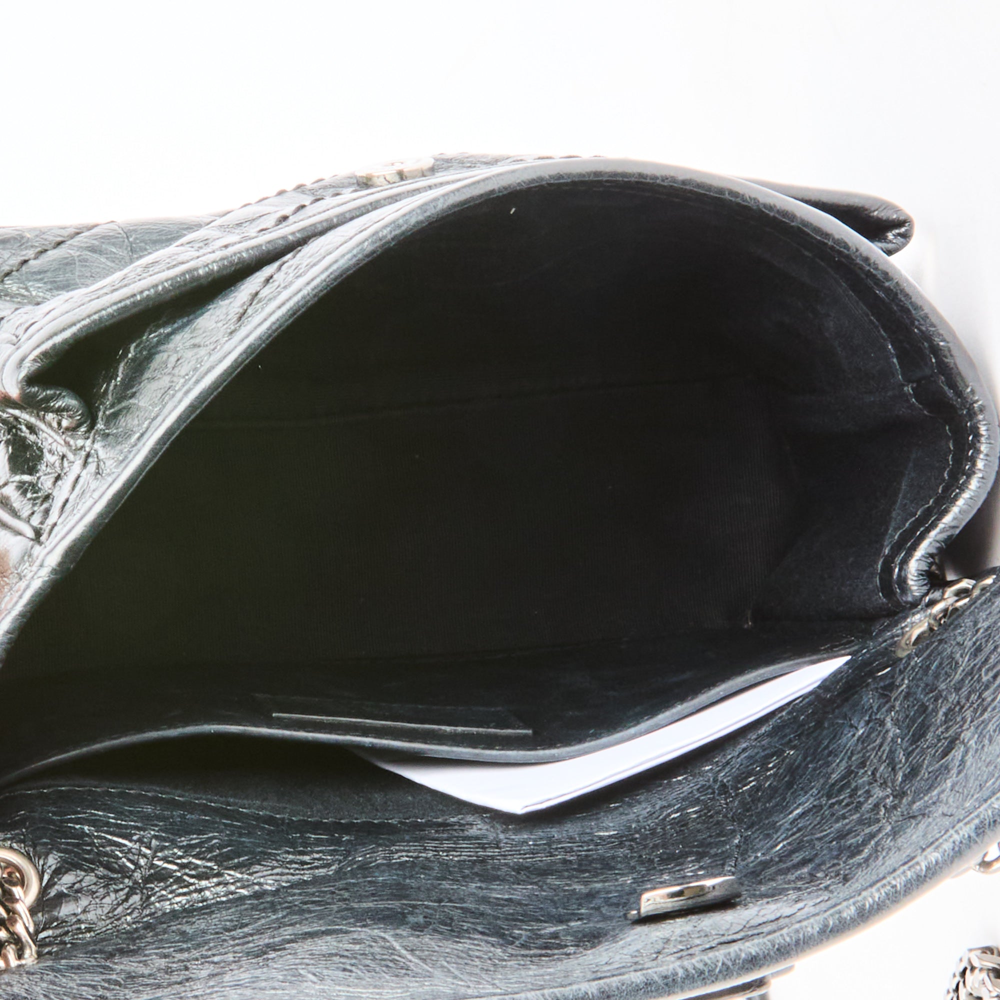 SAINT LAURENT - Baby Niki shoulder bag in black leather - Handbag