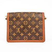 LOUIS VUITTON - Sac bandoulière Dauphine cuir marron - Handbag