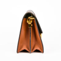LOUIS VUITTON - Sac bandoulière Dauphine cuir marron - Handbag