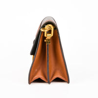 LOUIS VUITTON - Sac bandoulière Dauphine cuir marron - Handbag
