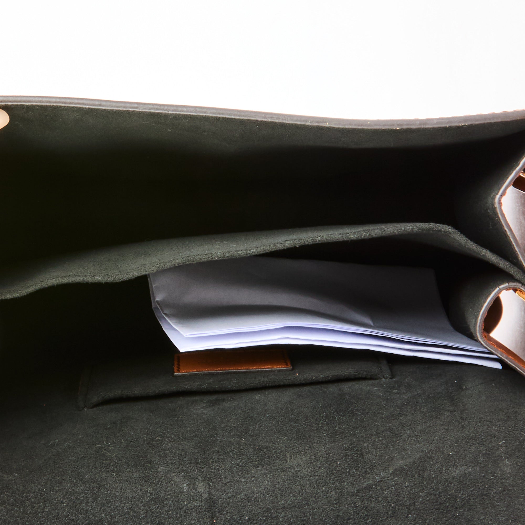 LOUIS VUITTON - Sac bandoulière Dauphine cuir marron - Handbag