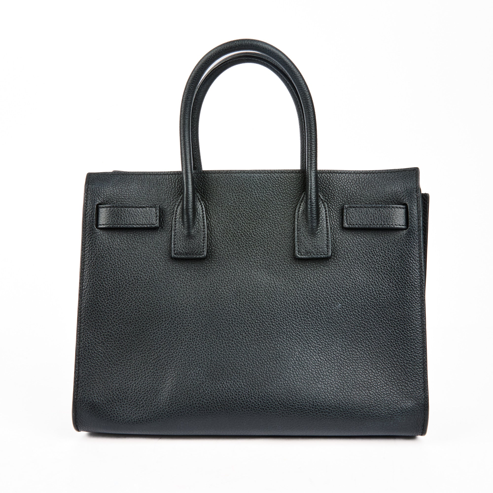 SAINT LAURENT - Baby Black Leather Day Handbag - Hand Bag
