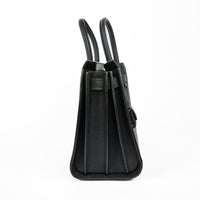 SAINT LAURENT - Baby Black Leather Day Handbag - Hand Bag