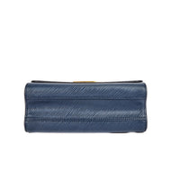 LOUIS VUITTON - Sac bandoulière Twist MM cuir Epi bleu marine - Hand Bag