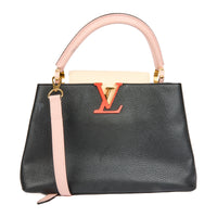 LOUIS VUITTON - Sac bandoulière Capucines MM cuir tricolore - Hand Bag