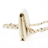 CHANEL - Sac bandoulière Wallet on Chain cuir blanc - Handbag
