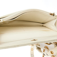 CHANEL - Sac bandoulière Wallet on Chain cuir blanc - Handbag