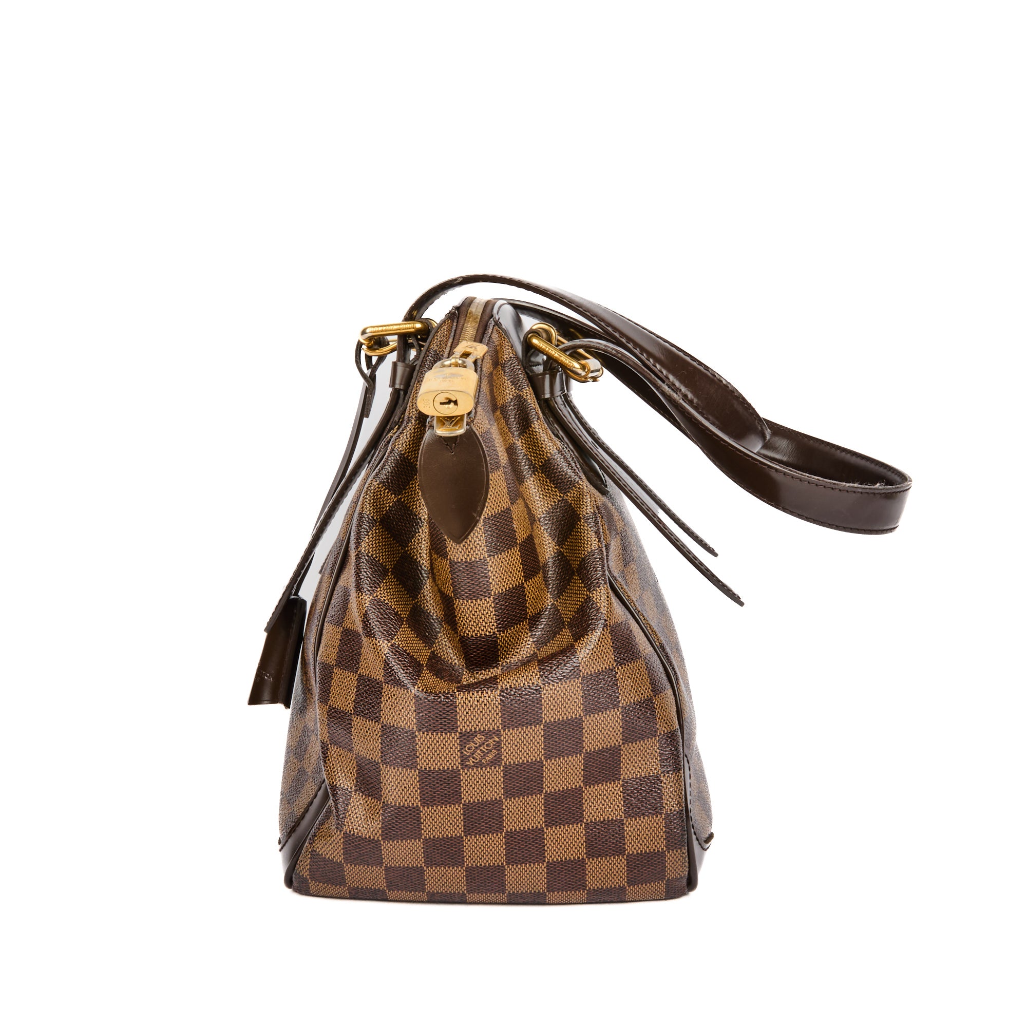 LOUIS VUITTON - Sac à main Verona toile Damier ébène - Handbag