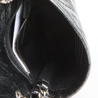 SAINT LAURENT - Sac à main Niki Mini Square cuir noir - Hand bag