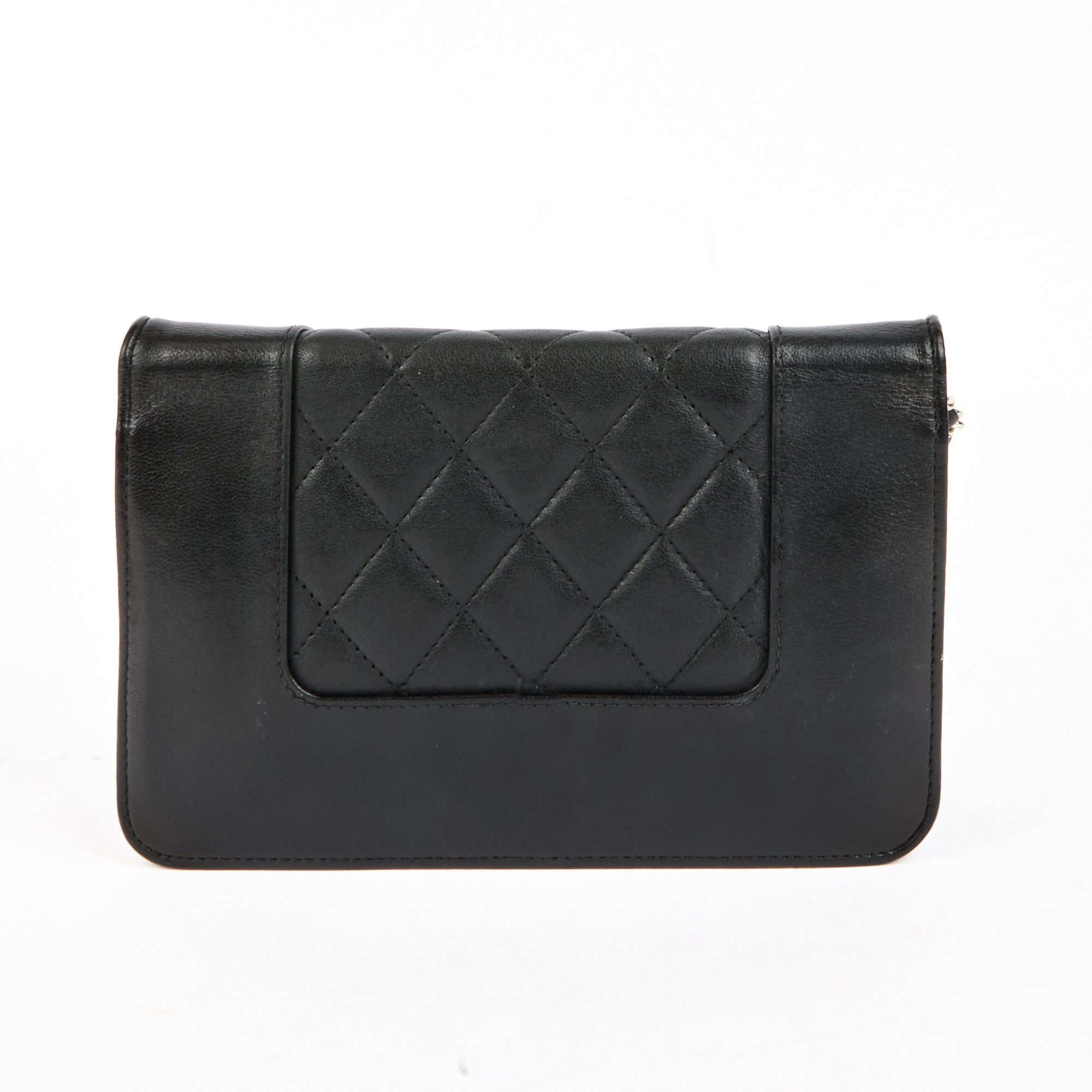 CHANEL - Sac bandoulière Mademoiselle cuir noir - Handbag