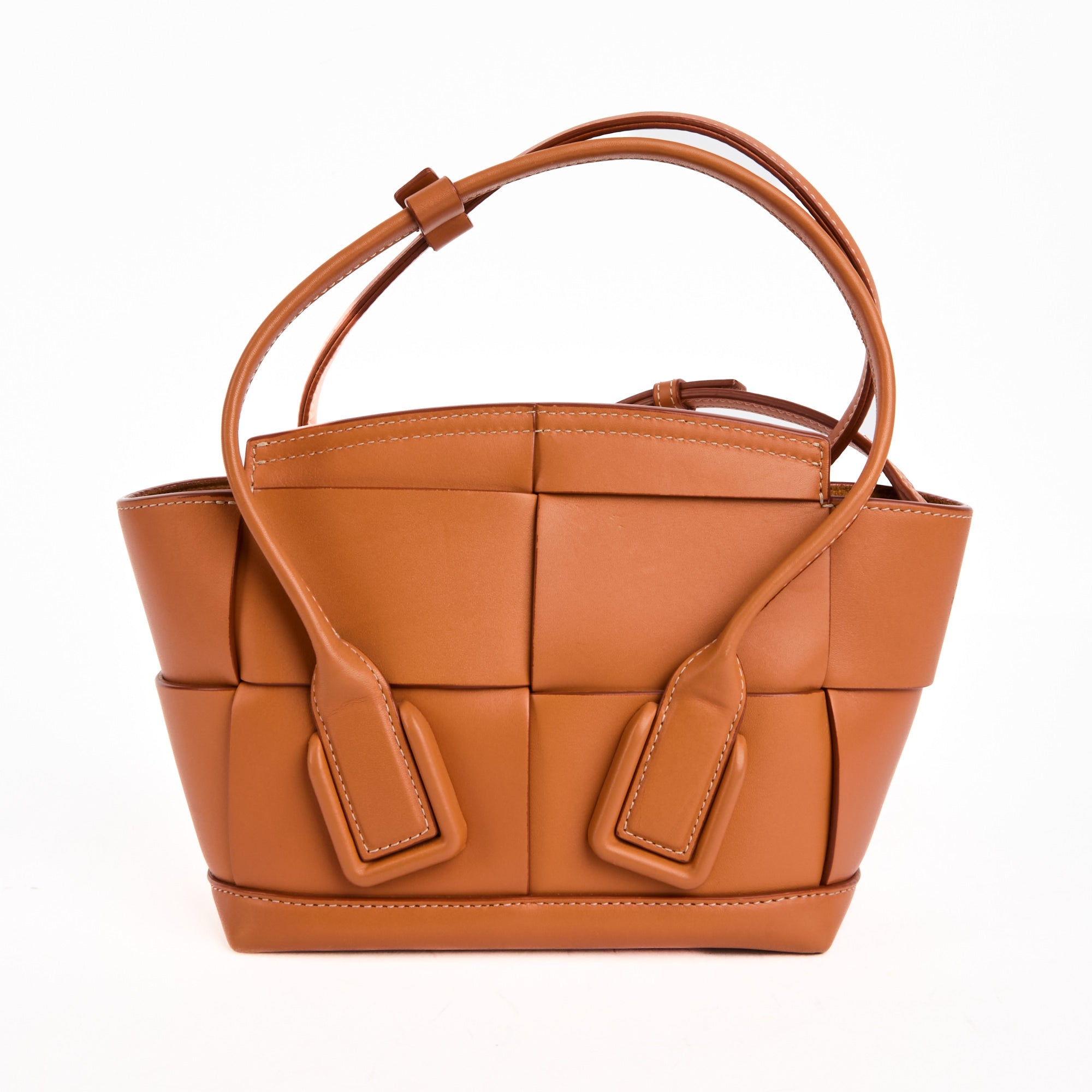 BOTTEGA VENETA -  Sac bandoulière Arco Small marron - Handbag