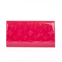 LOUIS VUITTON - Sarah wallet in pink Monogram Vernis leather - Wallet