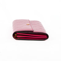 LOUIS VUITTON - Sarah wallet in pink Monogram Vernis leather - Wallet