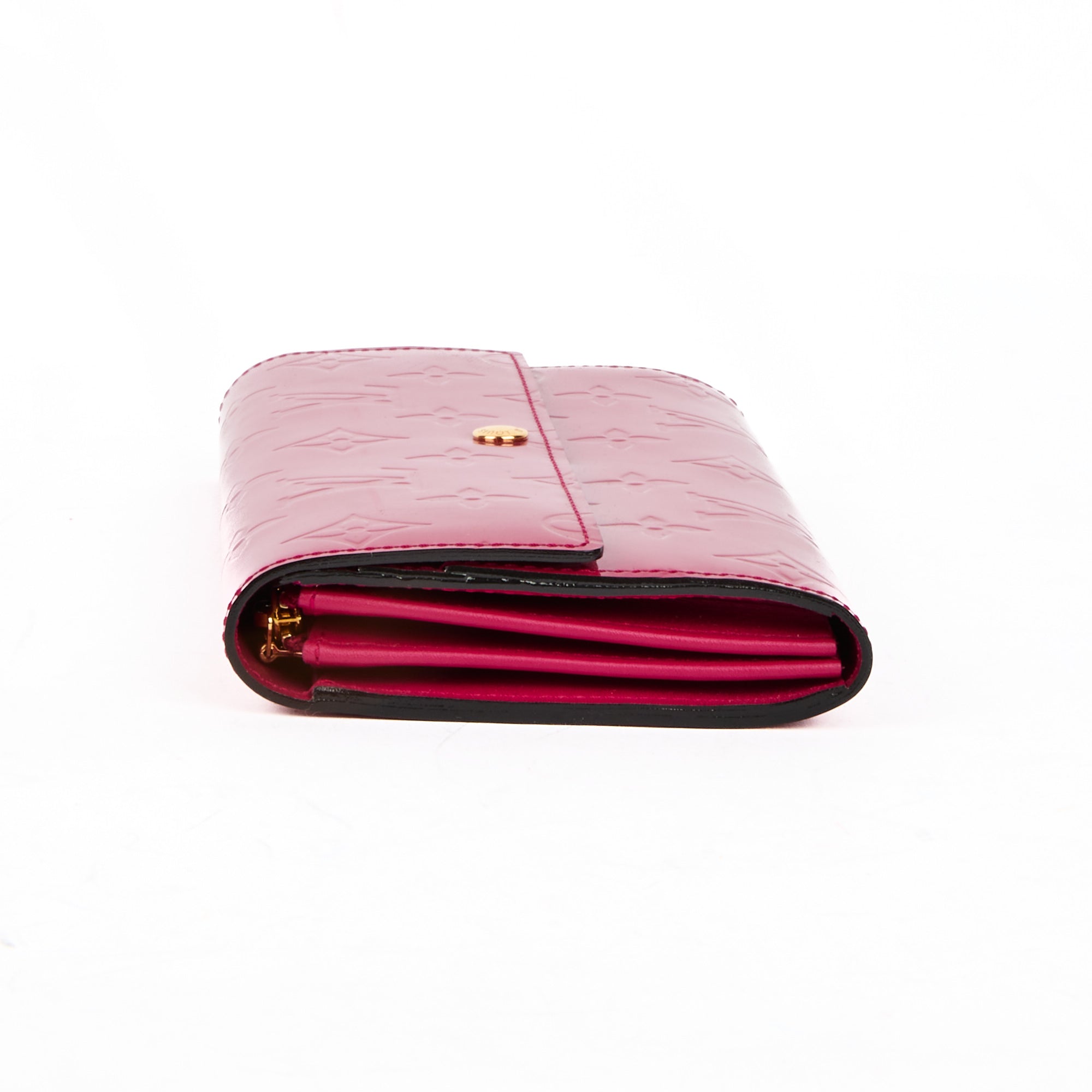 LOUIS VUITTON - Sarah wallet in pink Monogram Vernis leather - Wallet