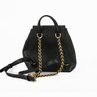 LOUIS VUITTON - Sac à dos Backup cuir Monogram Empreinte noir - Backpack